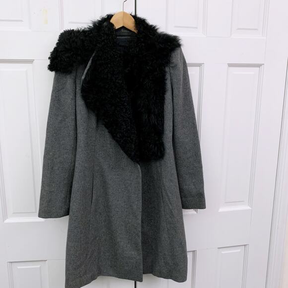 Nonoo Cosima Shearling Collar Jacket - Picture 2 of 14